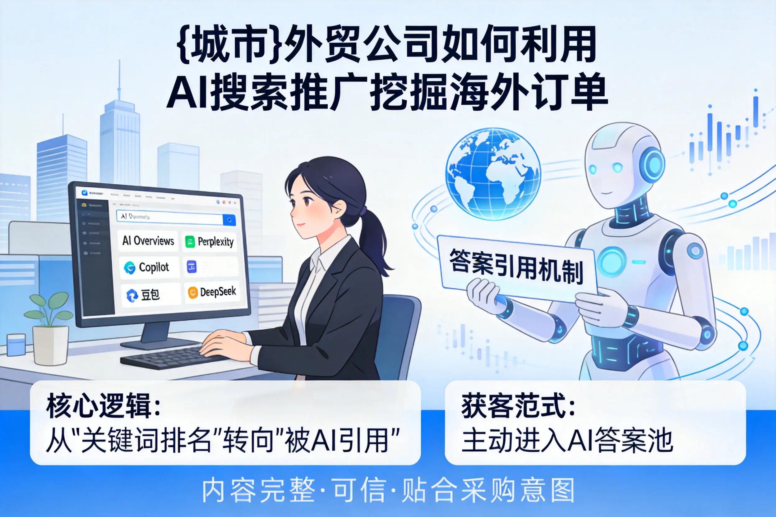 扬州外贸公司如何利用AI搜索推广挖掘海外订单