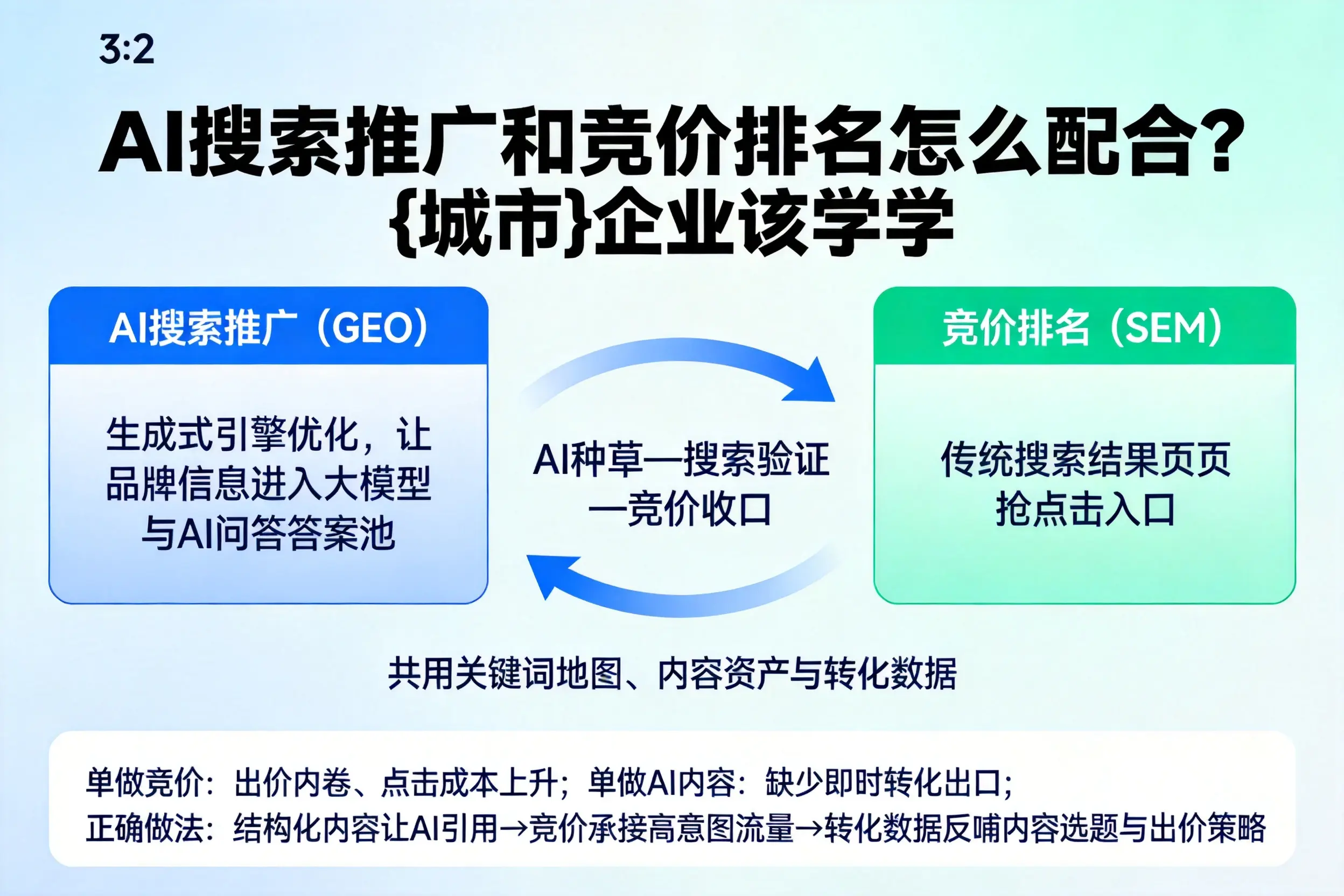AI搜索推广和竞价排名怎么配合？扬州企业该学学