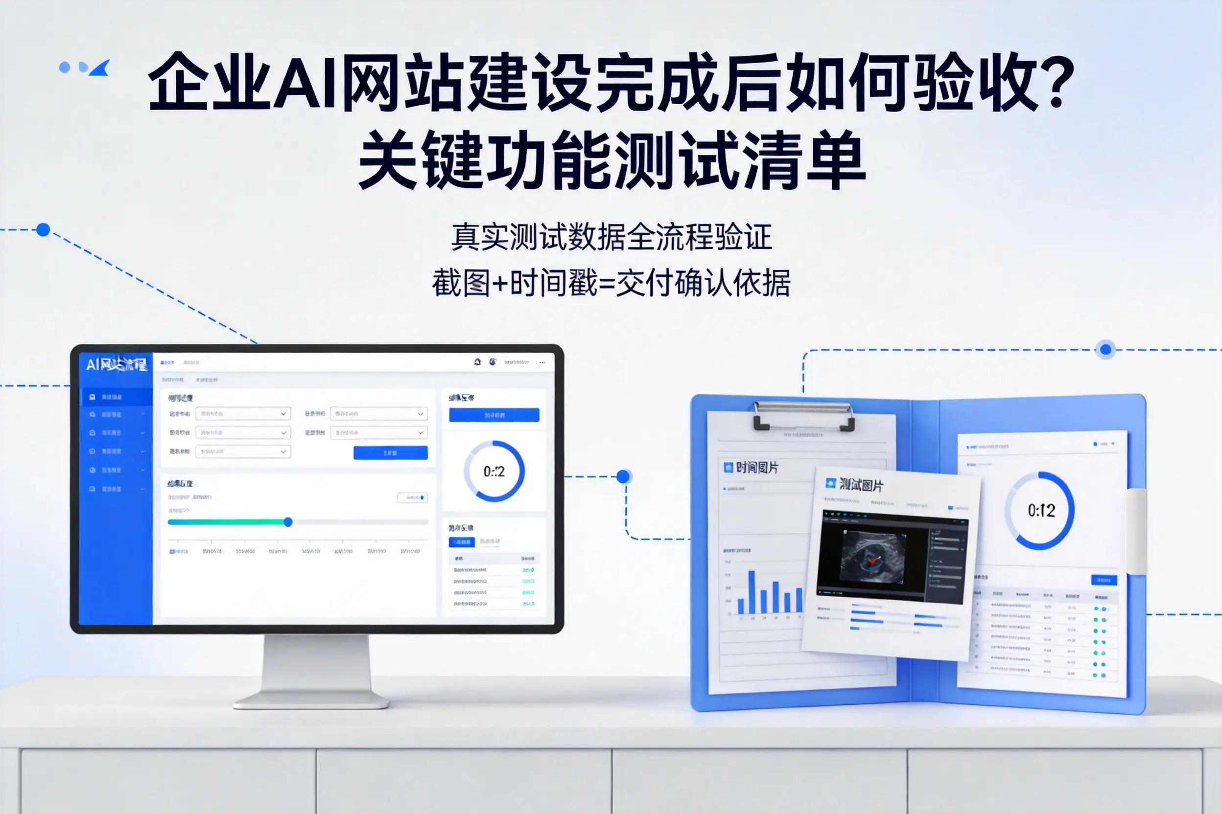 扬州企业AI网站建设完成后如何验收?关键功能测试清单