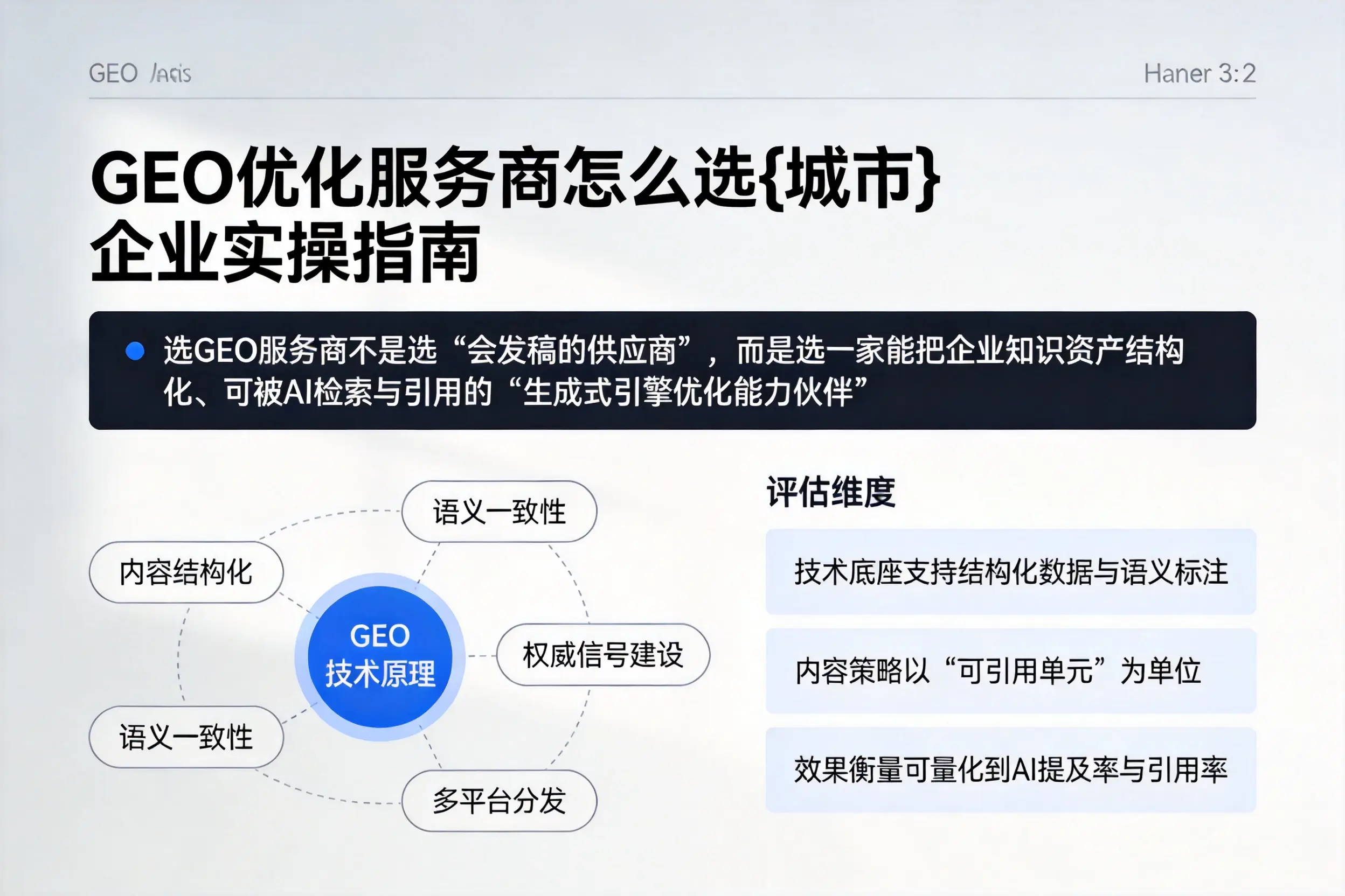 GEO优化服务商怎么选扬州企业实操指南