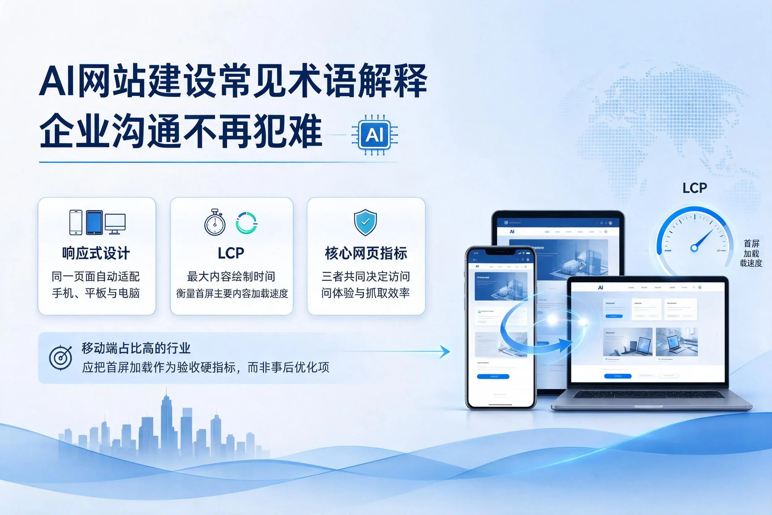 AI网站建设常见术语解释，扬州企业沟通不再犯难