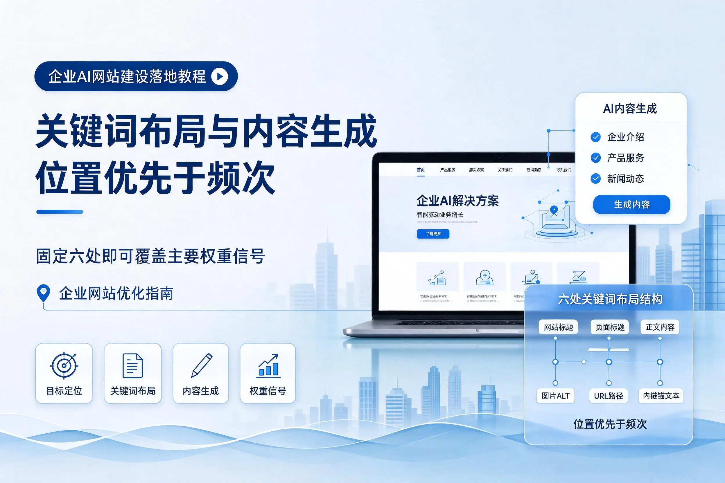 扬州企业AI网站建设落地教程：关键词布局与内容生成